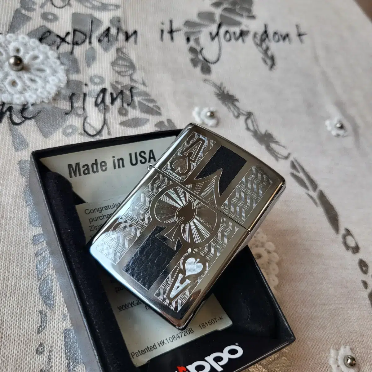 정품 24196 ZIPPO ACE 미개봉 새 지포라이터