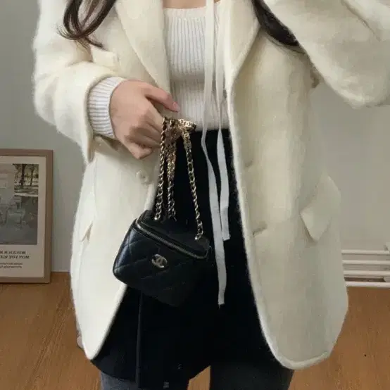 샤넬 캐비어 베니티 정사각 CC체인로고 사진 4
