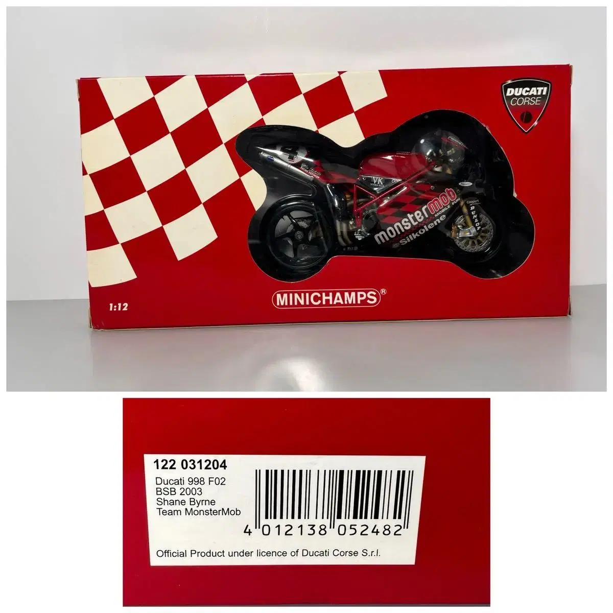 Minichamps 1/12 Ducati 998 2003 상태좋은중고제품