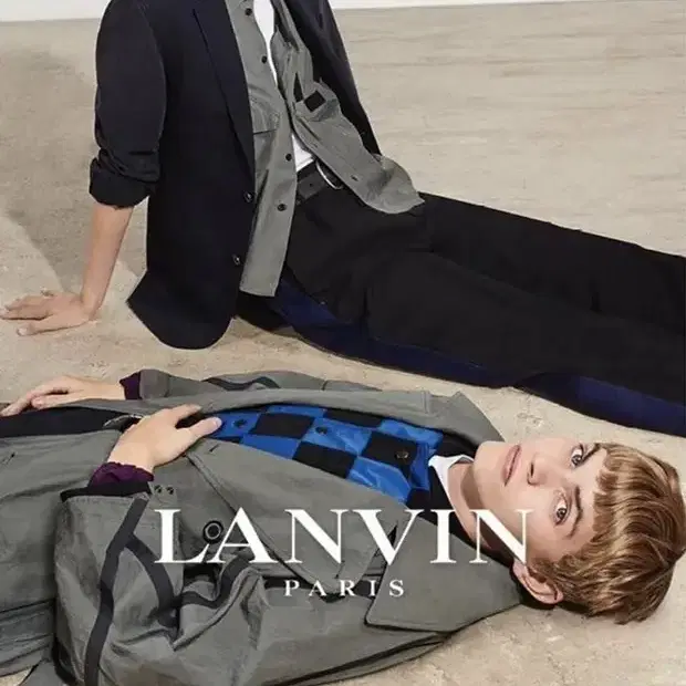 (정품-새상품) Lanvin 랑방 테이프 스티치 슬랙스