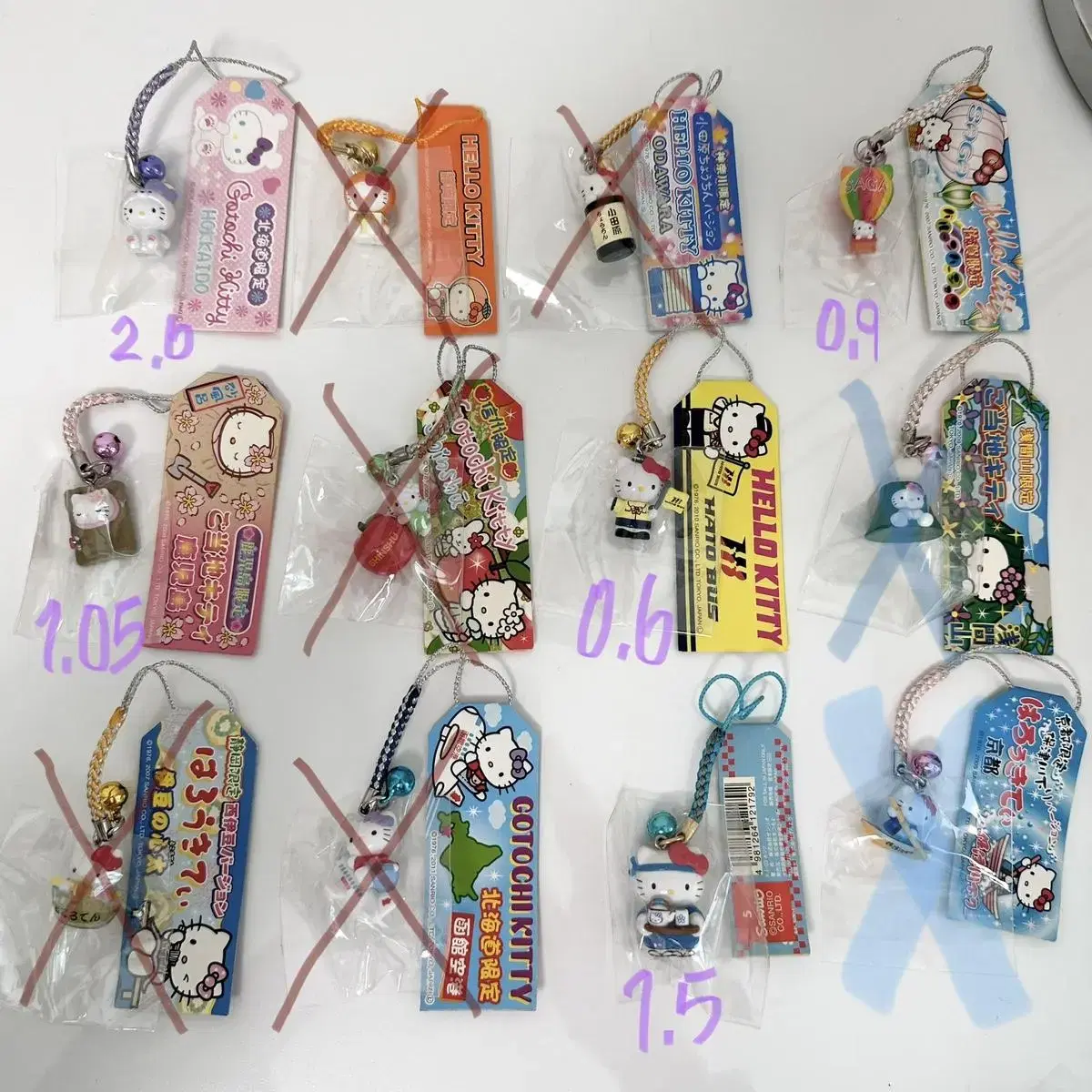 Various Kitty Straps wts sell Mainstream Non-mainstream Japanese Style