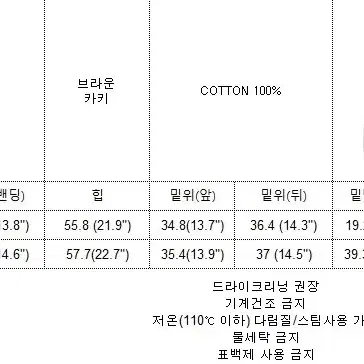 LVIR X HOYA 카고팬츠 카키 컬러_M사이즈