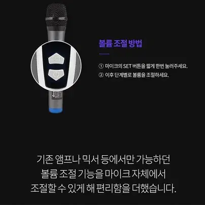 미라클엠 무선 노래방 마이크세트 M900HA UHF