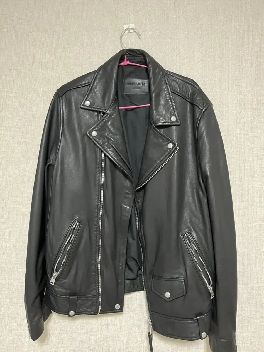 Allsaints Allsaints Milo Biker Leather Jacket (M)