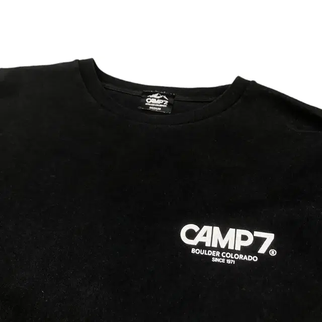 CAMP7 빈티지 캠프7 로고 프린팅 롱 슬리브 티셔츠