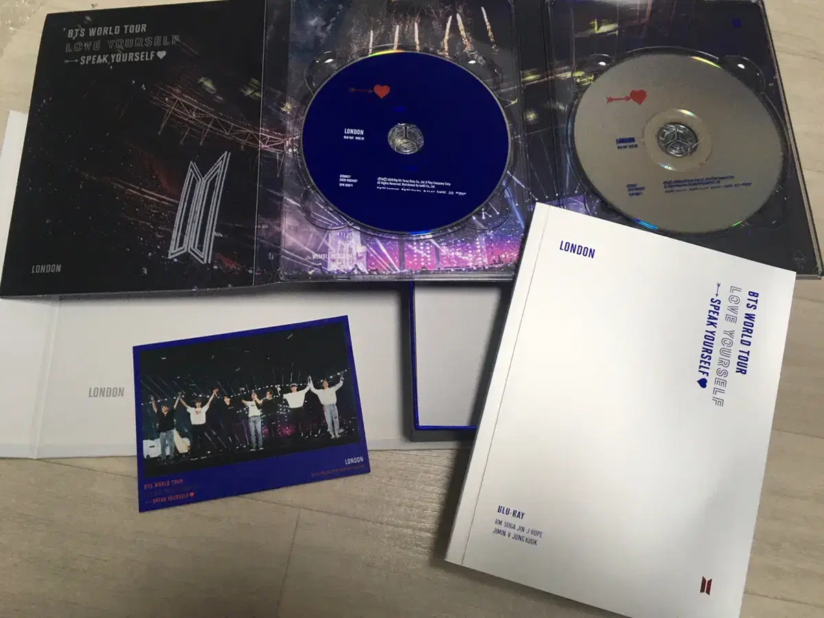 BTS London blu-ray full set