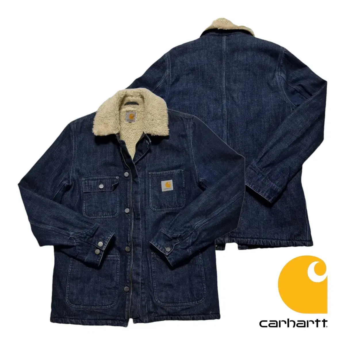 칼하트wip 쉐르파자켓 초어코트 칼하트데님자켓 carhartt 샌드스톤