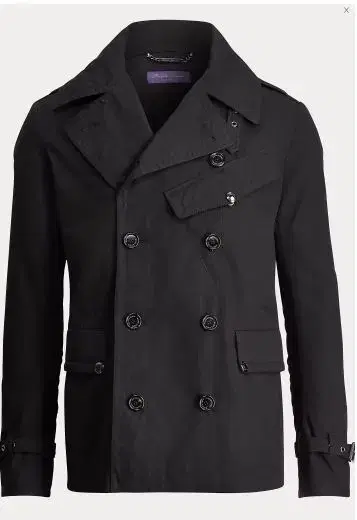 Polo Ralph Lauren Cotton twill peacoat short trench coat (same design as the Perflabel)