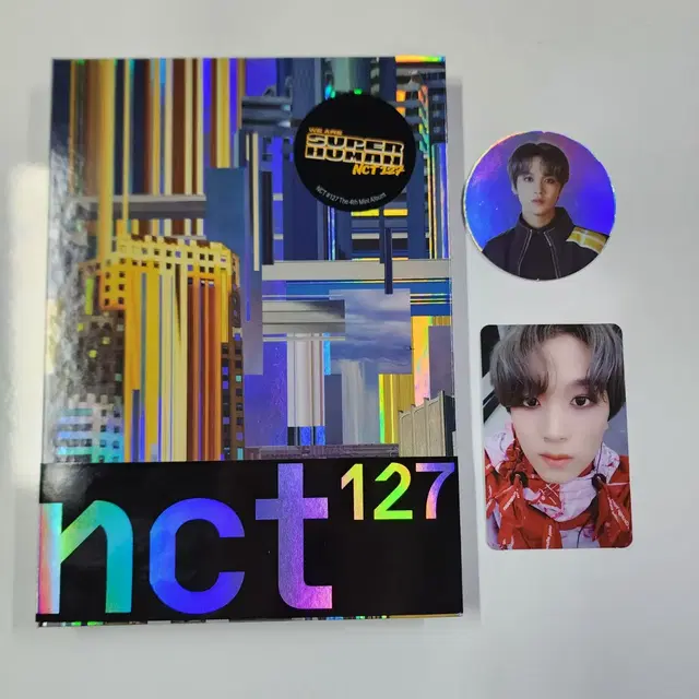 NCT127 슈퍼휴먼 해찬 써클 + 포카 + 개봉앨범