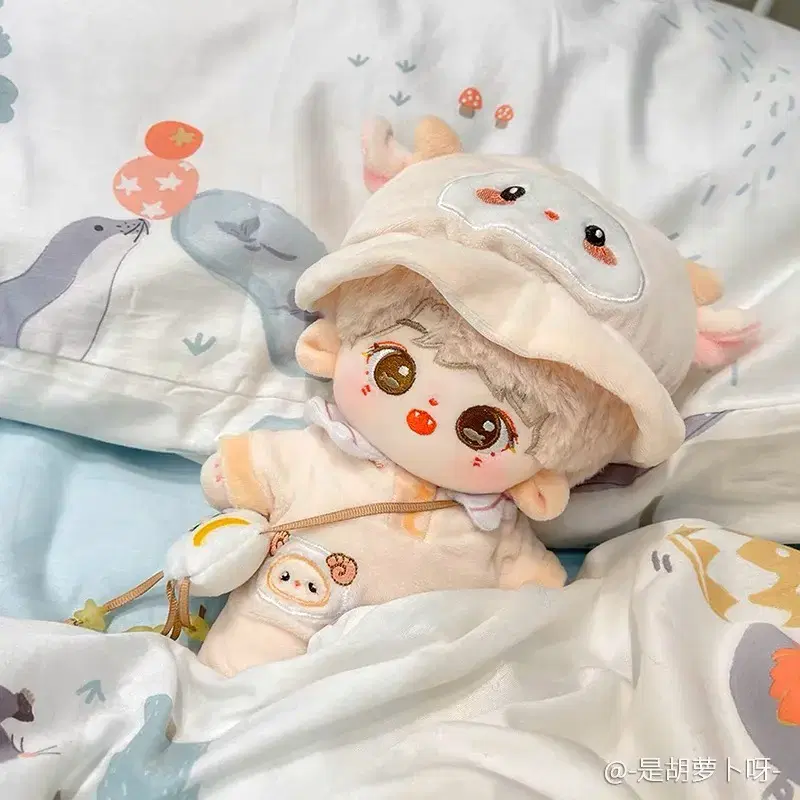 10cm / 15cm / 20cm 무속성 솜인형 옷 곰돌이 3종세트