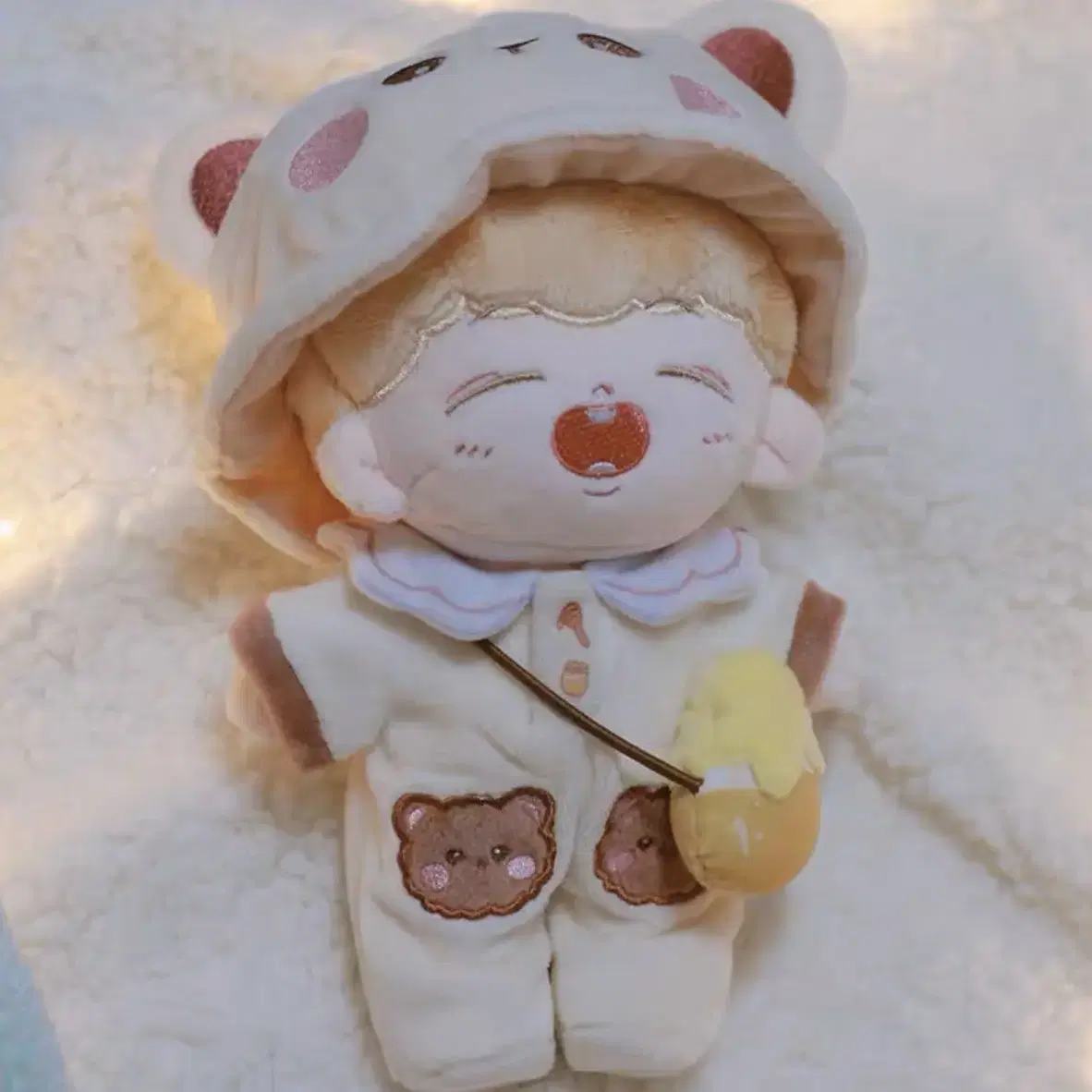 10cm / 15cm / 20cm 무속성 솜인형 옷 곰돌이 3종세트