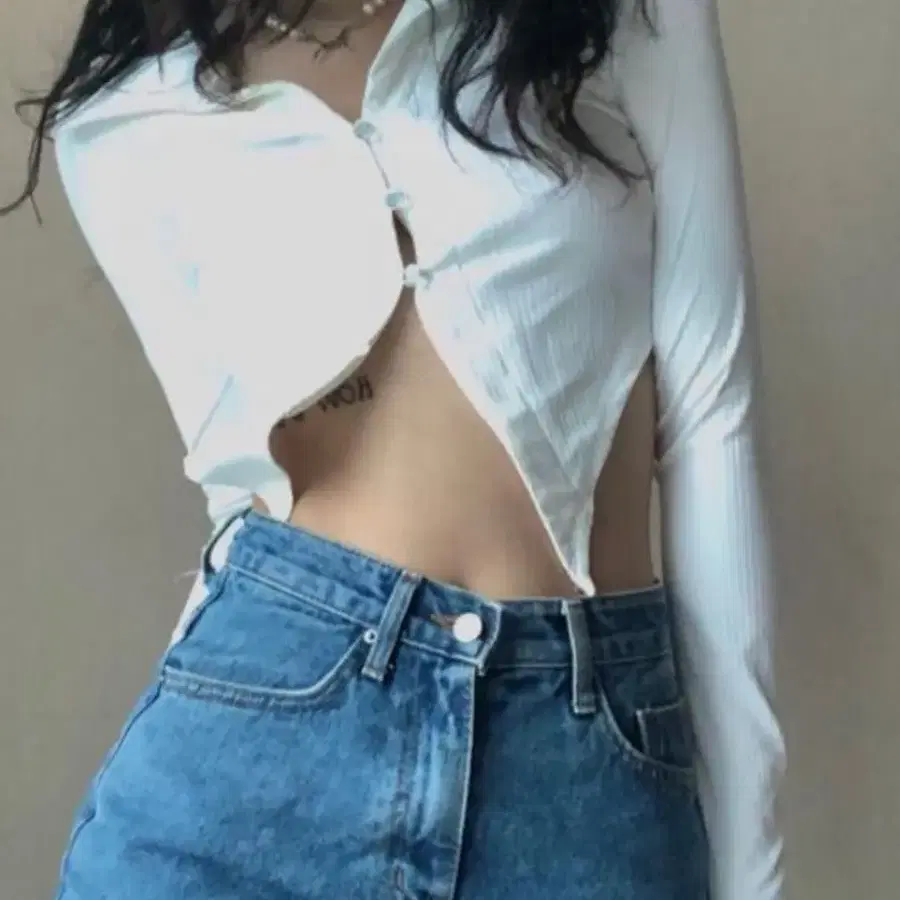 unique white shirt