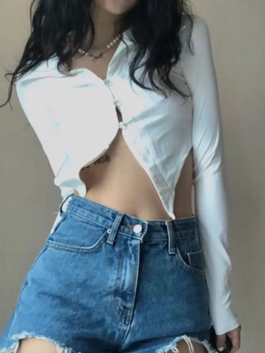 unique white shirt