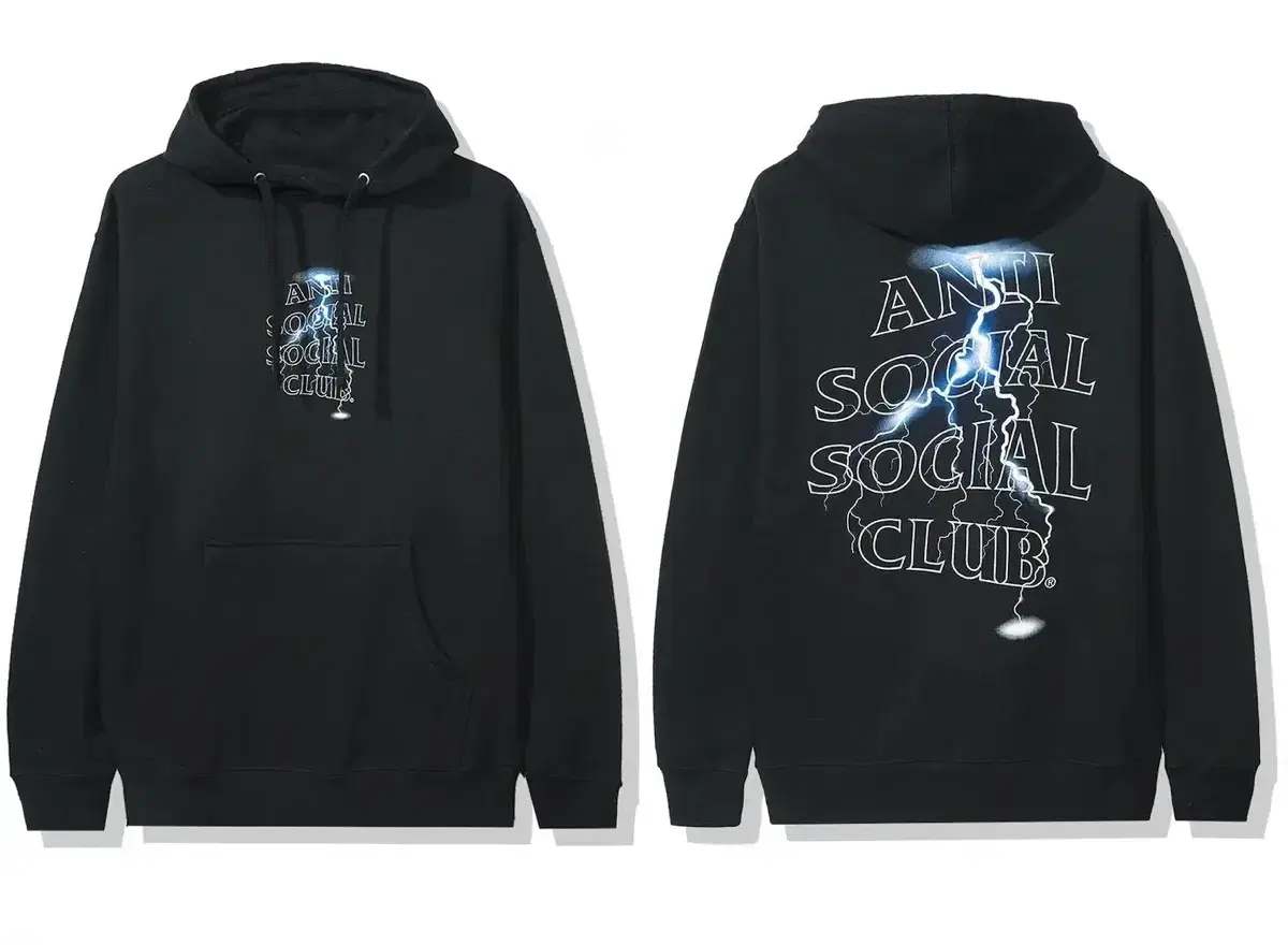 (Genuine) AW19 AntisocialSocial Club Lightning Hoodie (L)