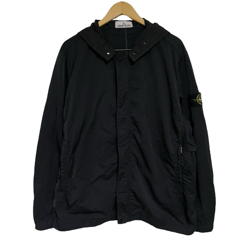 105- stone island 스톤아일랜드 바타비아 나일론 자켓 블랙