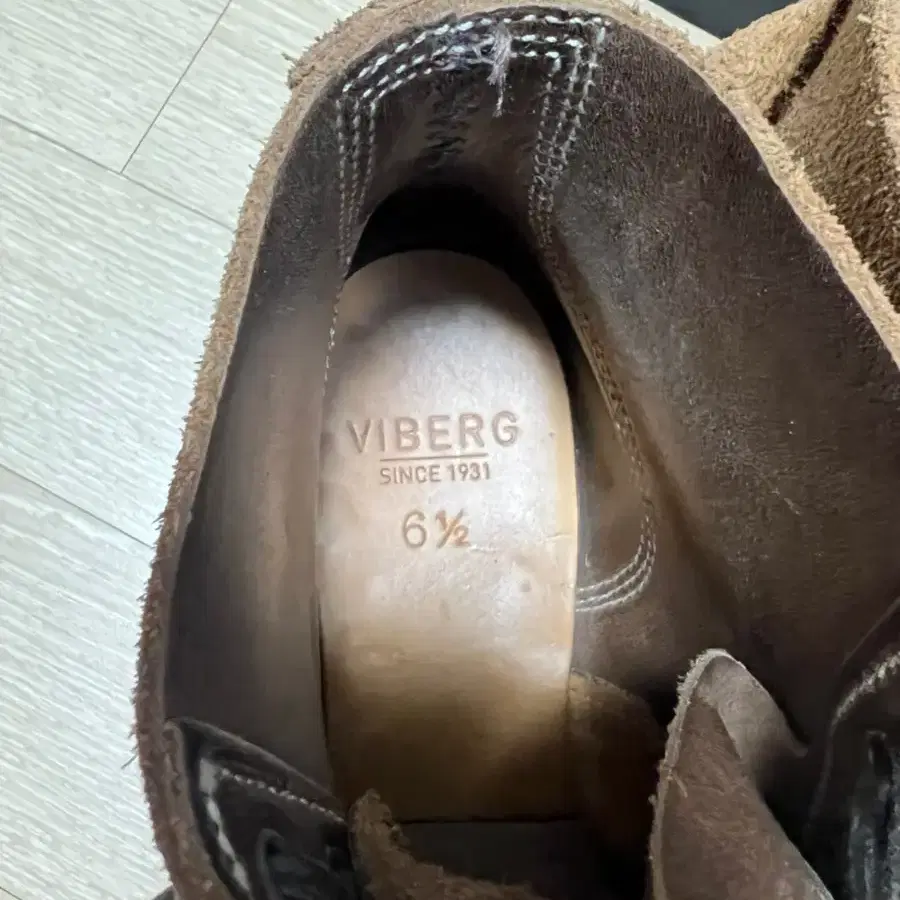 VIBERG 바이버그 스웨이드 부츠 6.5사이즈