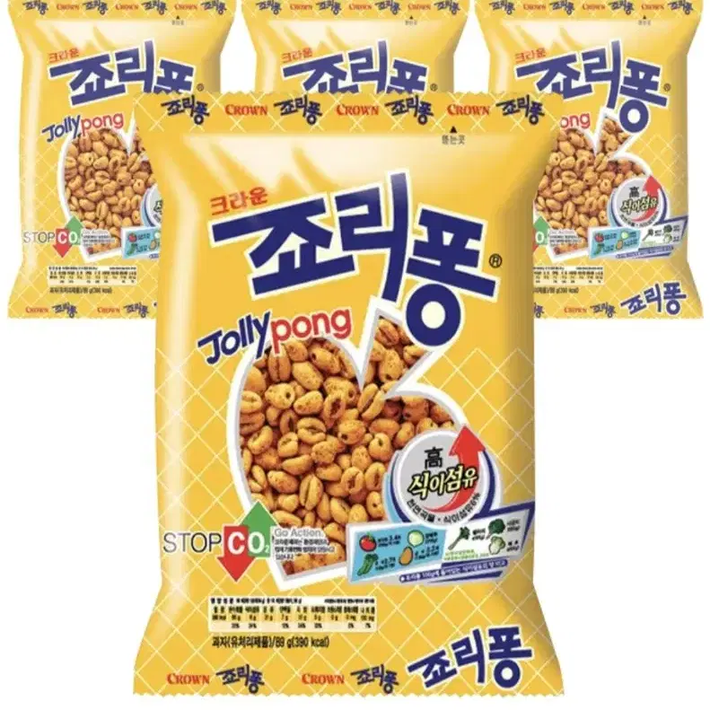 크라운 죠리퐁 74g 4봉 무료배송