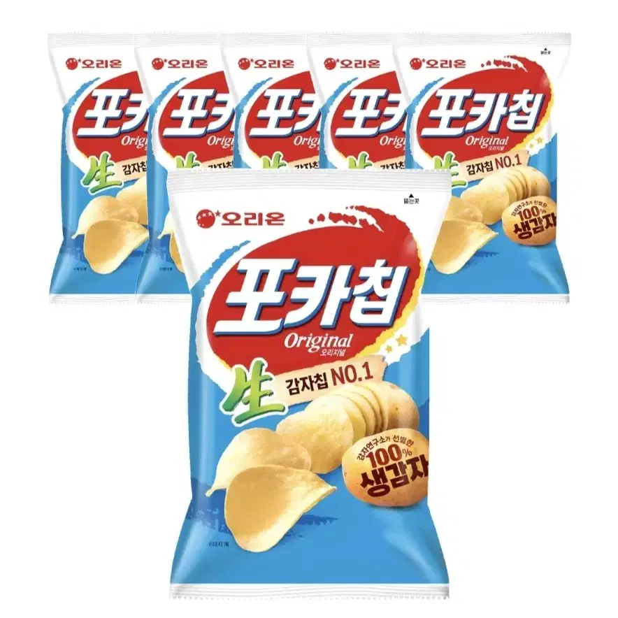 오리온 포카칩 오리지널 66g 6봉 무료배송 감자칩