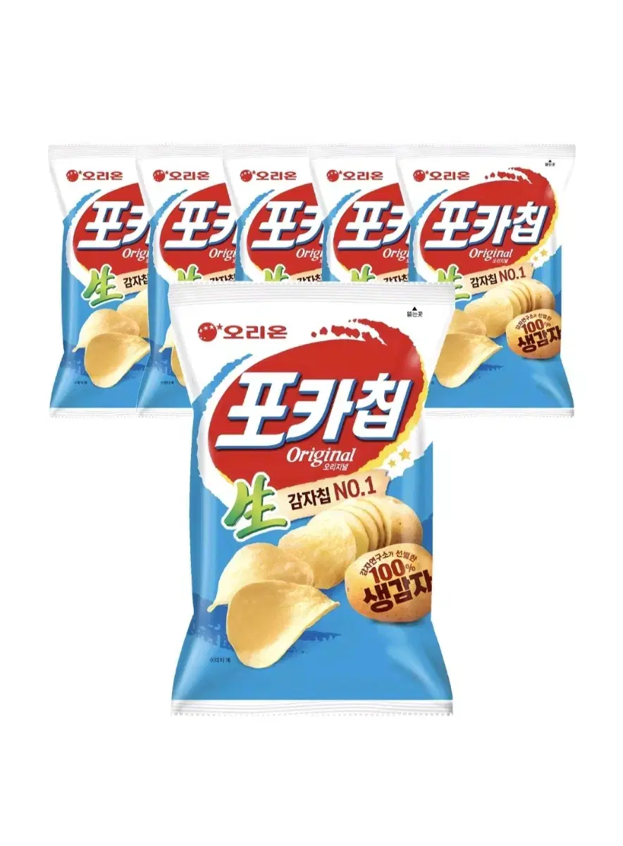 오리온 포카칩 오리지널 66g 6봉 무료배송 감자칩