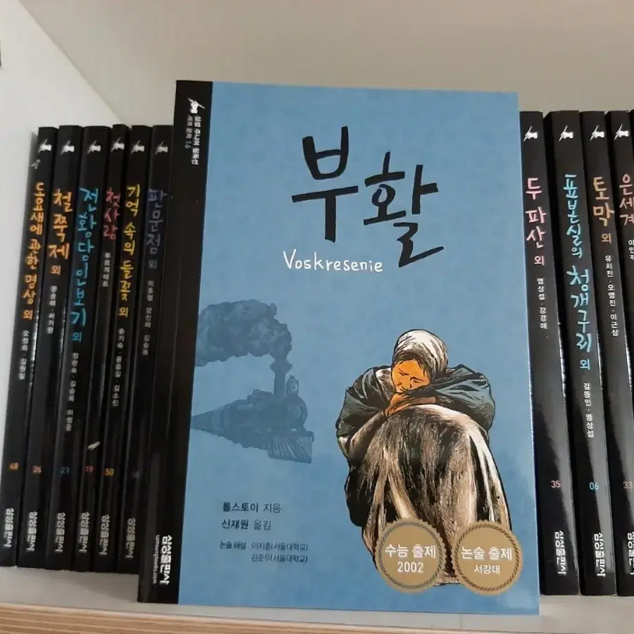 부활.보바리 부인.세계 명작 권당3000원.거의 새책