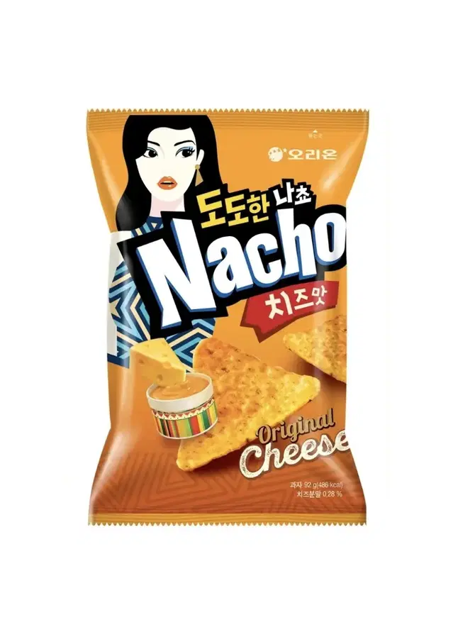 오리온 도도한 나쵸 치즈맛 92g 12봉 무료배송 나초 도도한나초