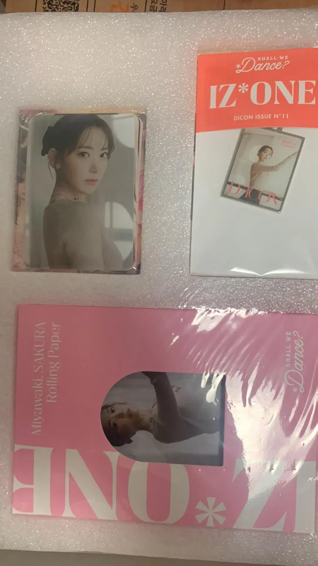 iz*one le sserafim sakura dikon sealed wts