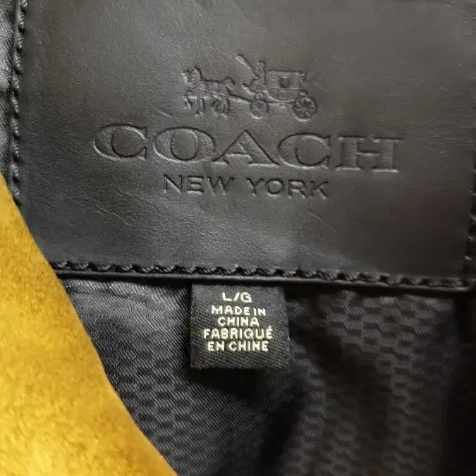 L) coach 코치  스웨이드 가죽자켓 팝니다