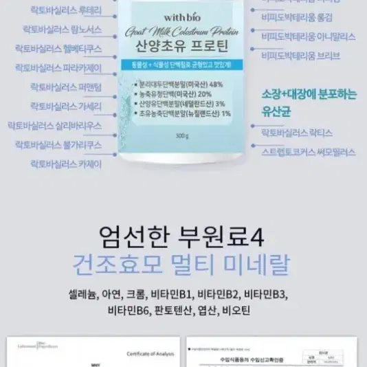 위드바이오 산양초유 프로틴 300g