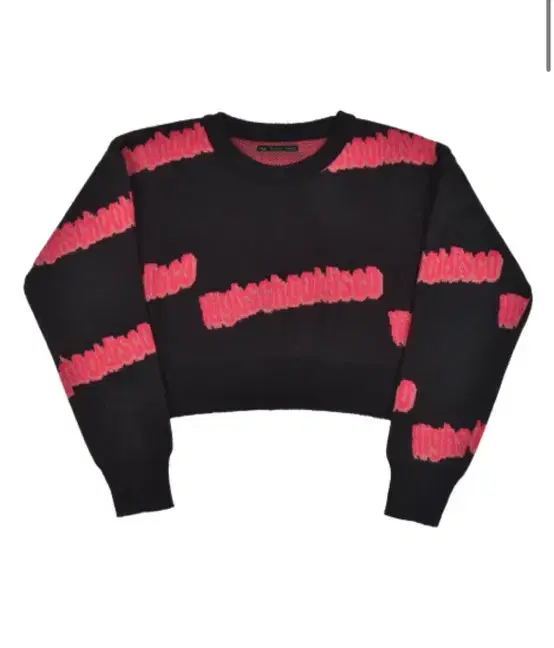 (새상품) 하이스쿨디스코 크롭 니트 disco crop knit