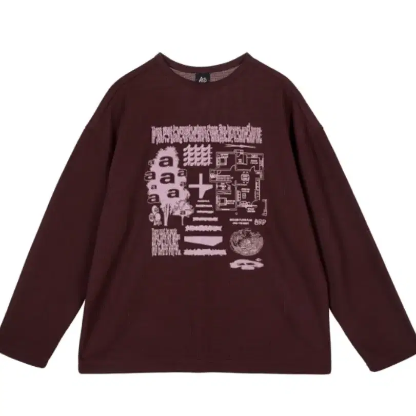 애드오프 GLOBAL VILLAGE KNIT SLEEVE BURGUNDY