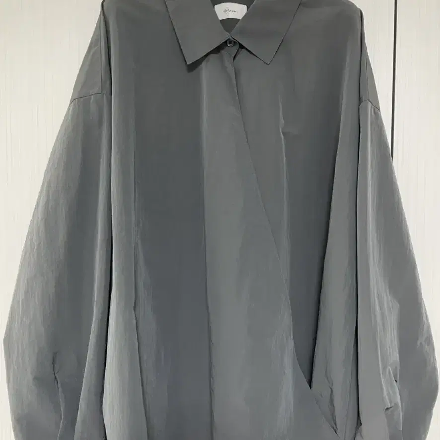 모이아 moia wrap shirt (stormy blue)