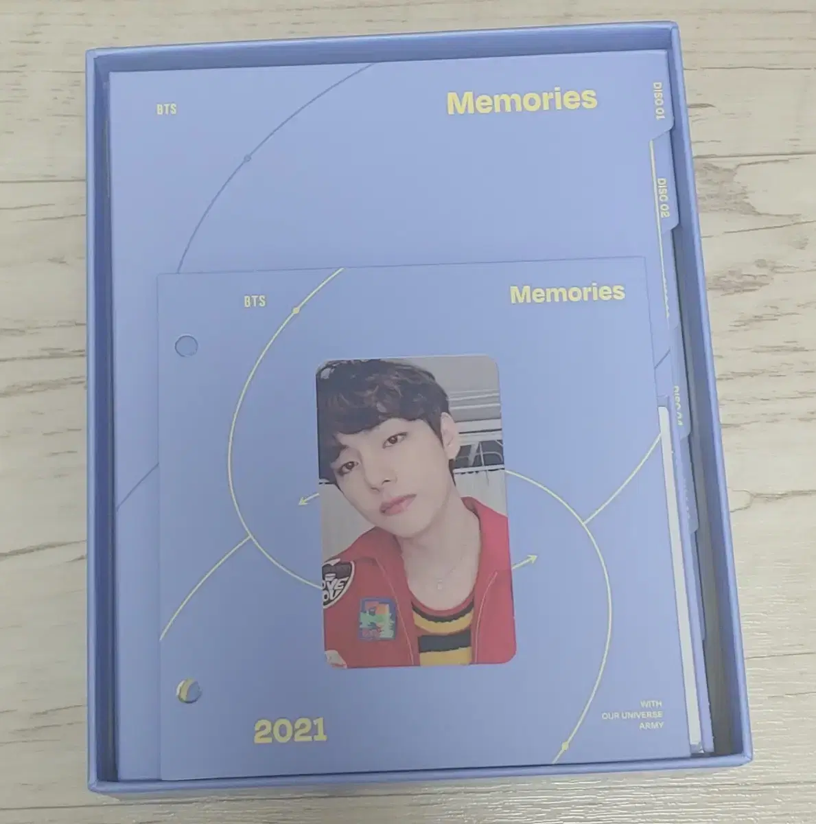 방탄 2021 메모리즈 블루레이 태형 풀박