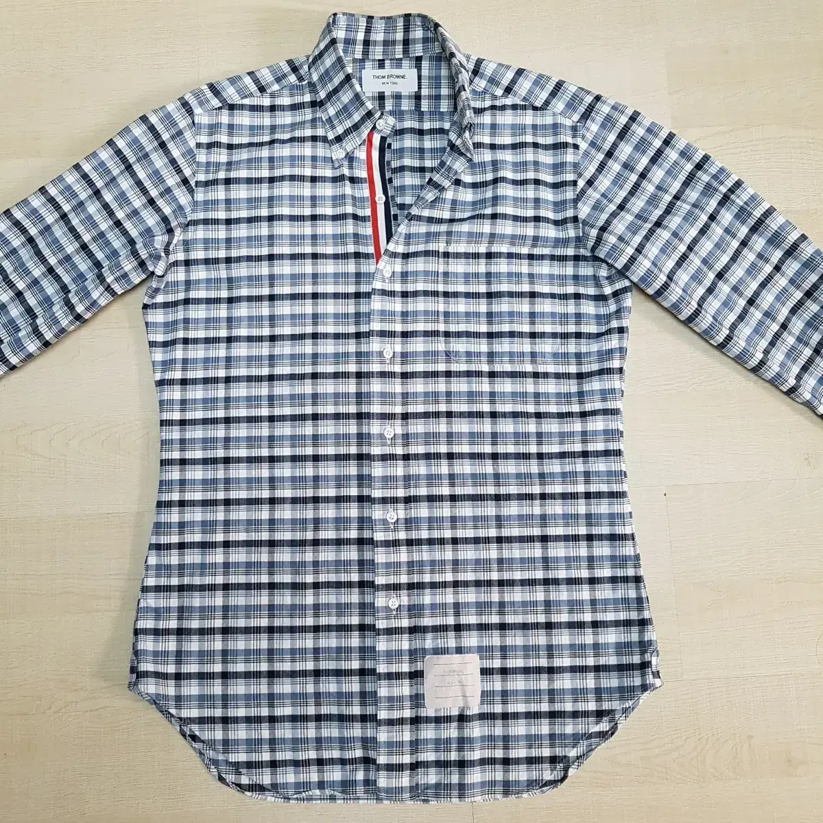 [95]Genuine Thom Browne Hidden Three Lines Men's Shirt