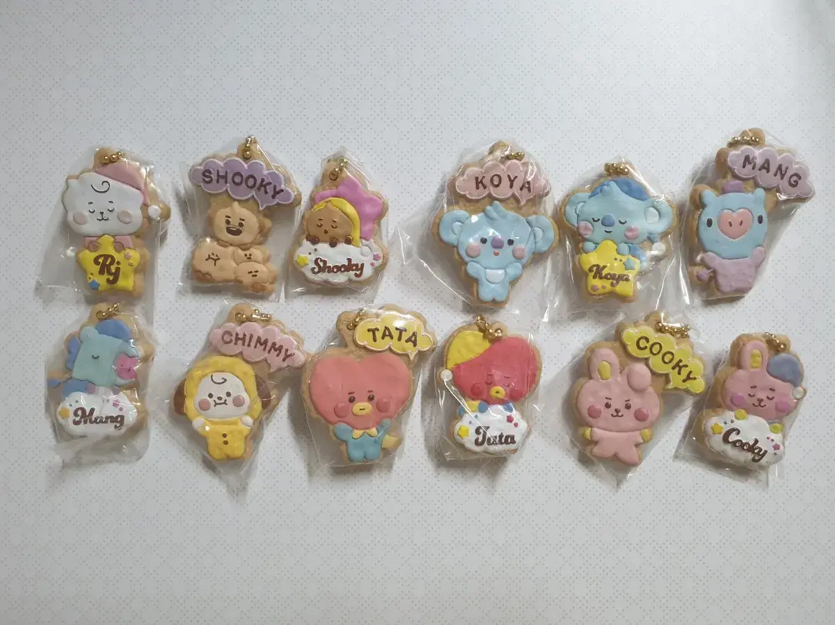 BTS BT21 Cookie Charms