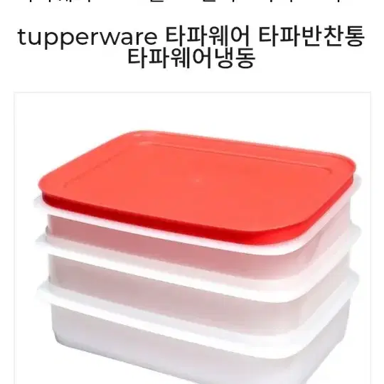 타파웨어 냉동실 용기