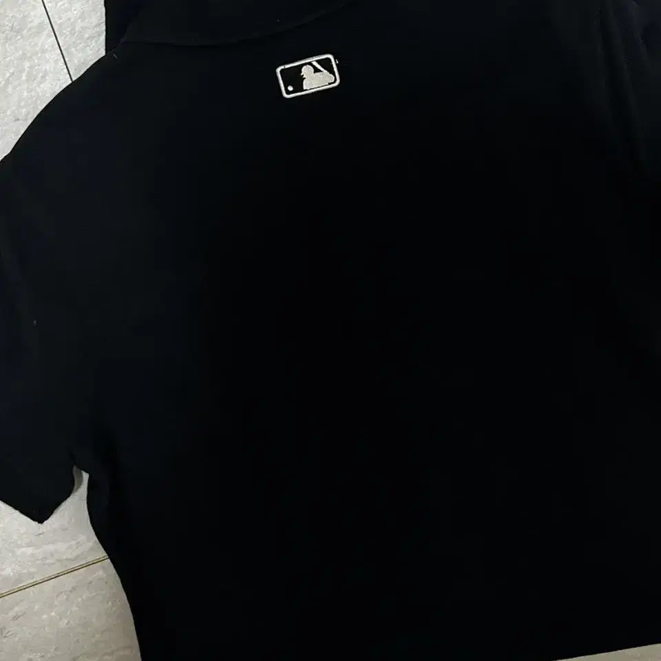 [무료배송] MLB 여성 하트 피케 반팔 원피스 NY (Black)- M