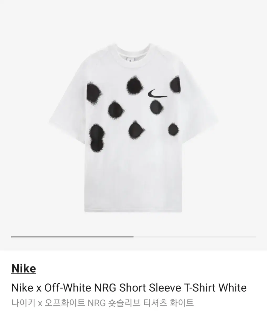 [L] Nike Off-White NRG Short Sleeve T-Shirt White