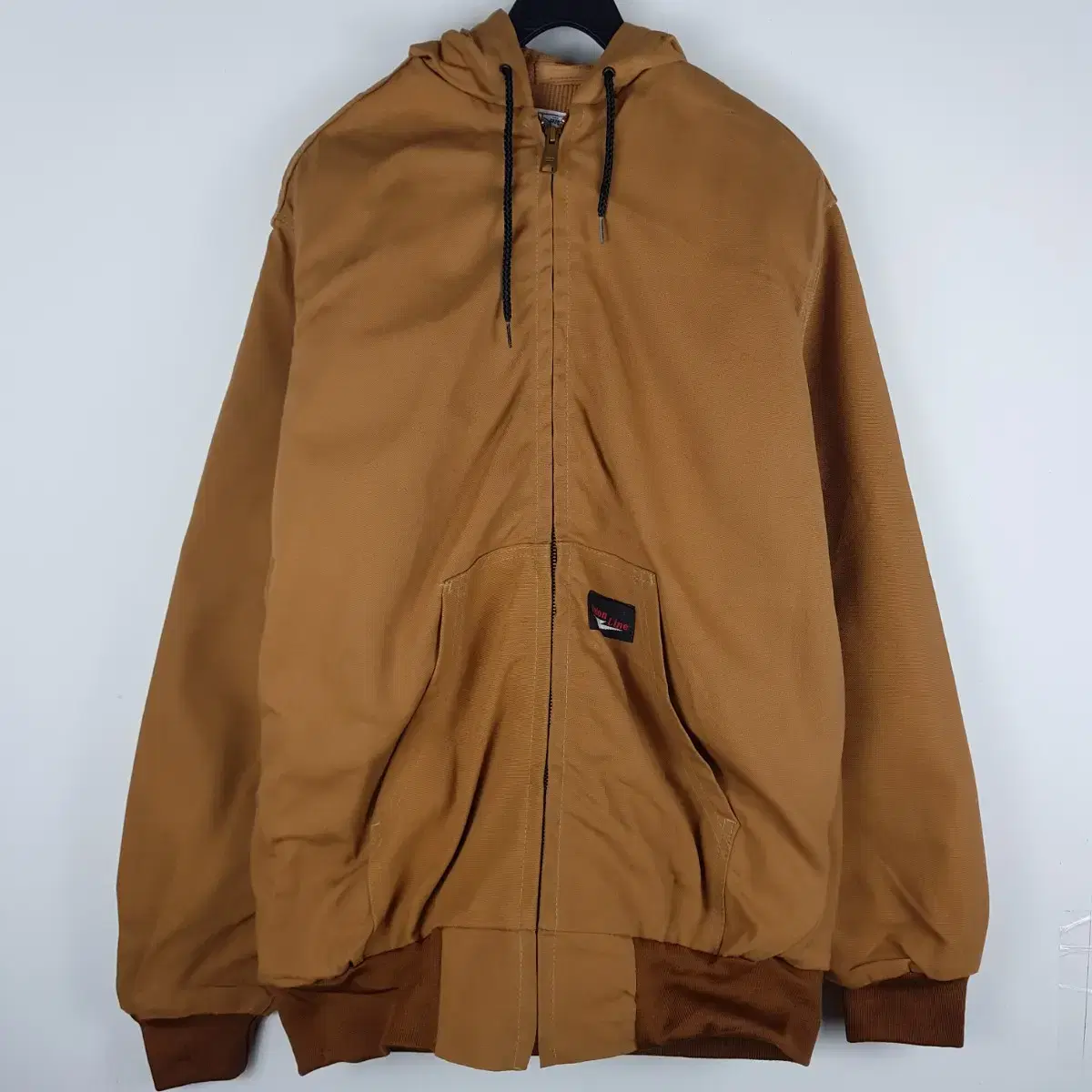 S USA Work Jacket Hooded Zip Up