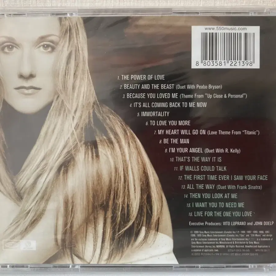 셀린디온 Celine Dion-All The Way...미개봉CD