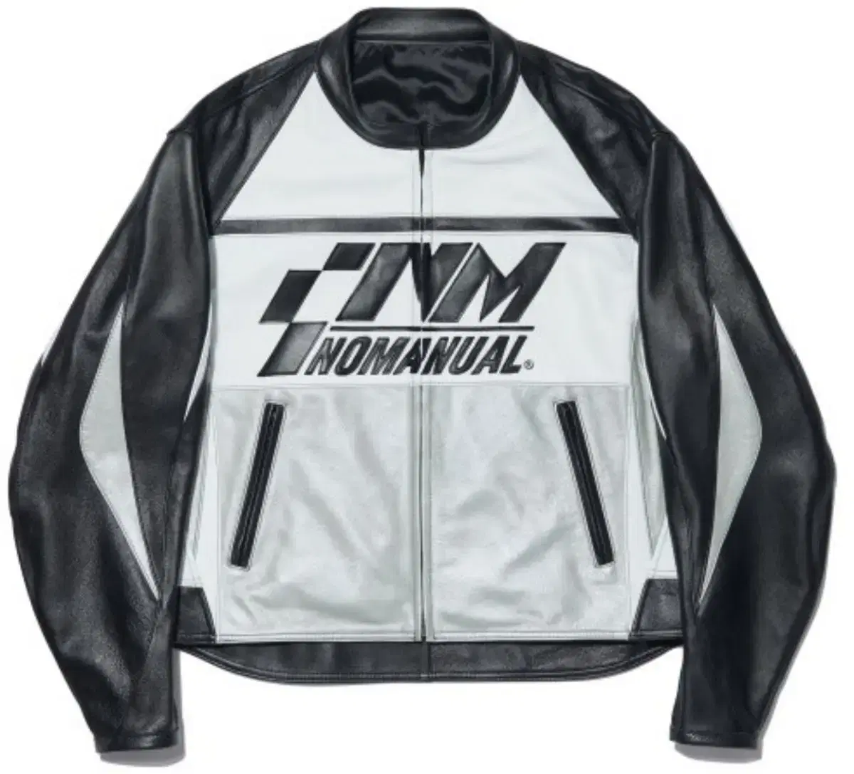 No Manual Racing Leather Jacket M for sale