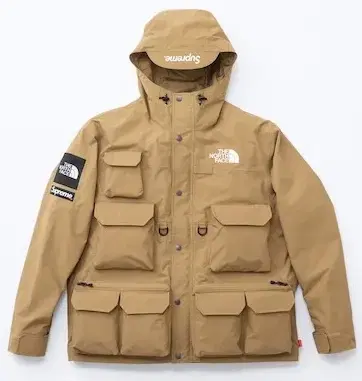 Supreme The North Face Cargo Gold L Extremely Pre-Owned