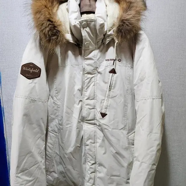 (105,XL) MERRELL 머렐 오리털패딩 !! 모자 너구리털 @