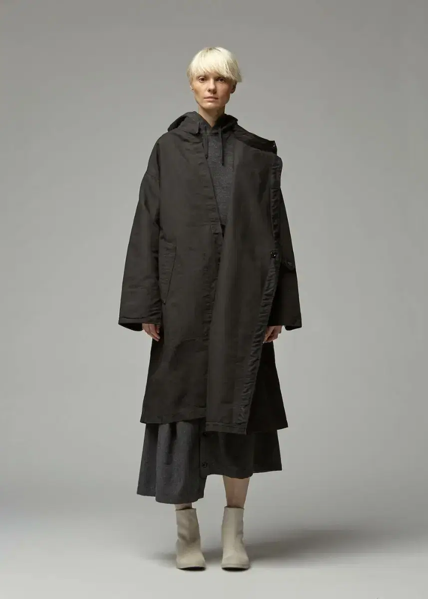 Engineered Garments MG Coat M Double-Cloth Black