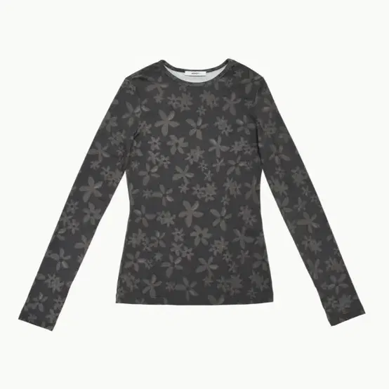 아모멘토 슬리브리스 티셔츠 FLOWER PRINT LONG SLEEVE