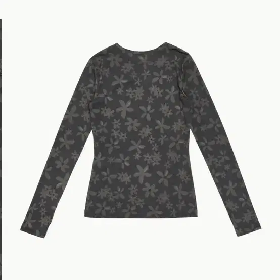 아모멘토 슬리브리스 티셔츠 FLOWER PRINT LONG SLEEVE