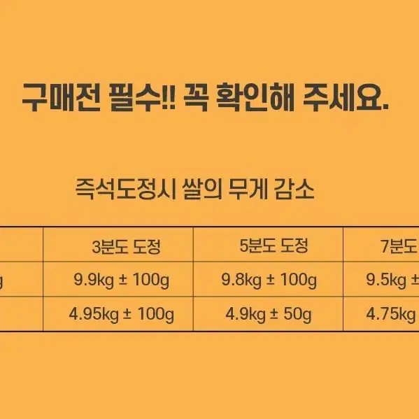 즉석도정(3.5.7분도) (안성마춤농협) 추청현미로 즉석방아 23년햅쌀