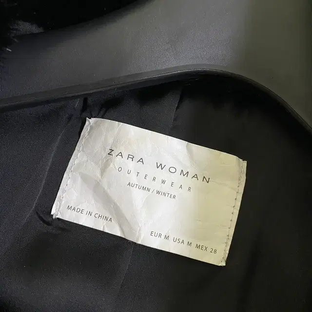 zara 에코 퍼자켓 M