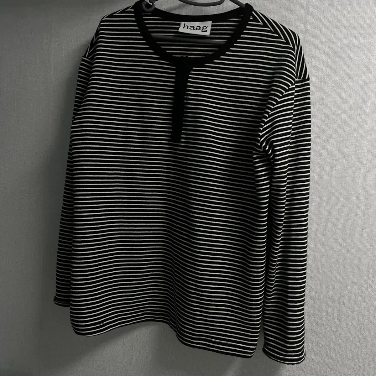 헤이그 a henry neck t-sh (black)