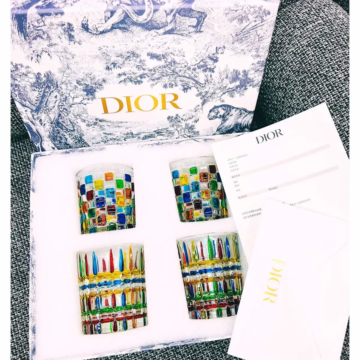 dior 술잔 세트 선물 세트