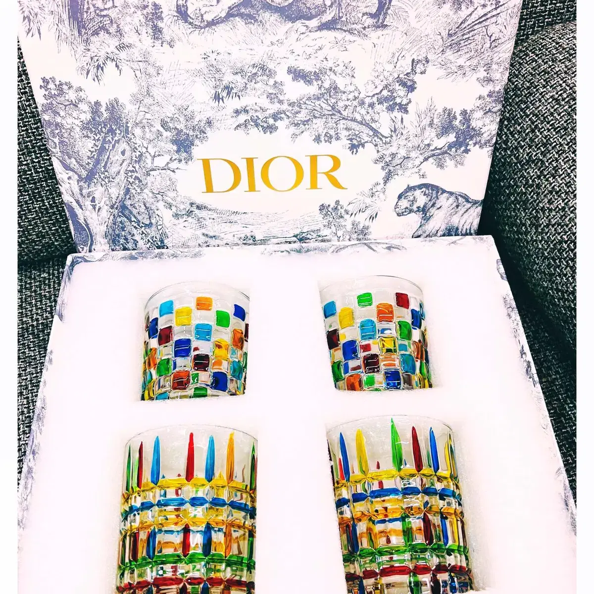 dior 술잔 세트 선물 세트